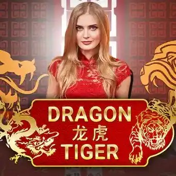 Dragon Tiger online game logo by Evolution on 500casino.pt