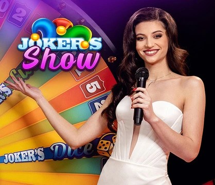 Joker’s Show online game logo by Skywind Group on 500casino.pt